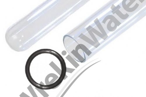 UV120-2 Quartz Sleeve (163513) O-Rings NOT Included - Domed End QJ23528DE
